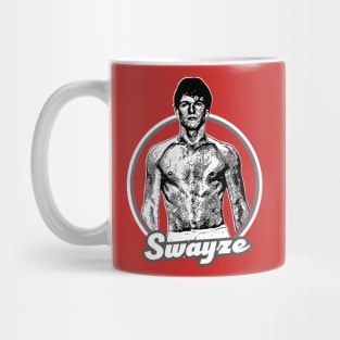 Patrick Swayze /\/\/ 90s Retro Original Fan Art Mug